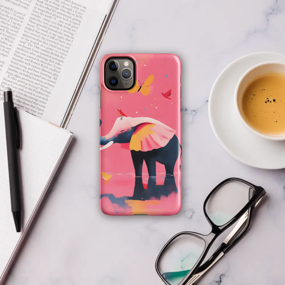 Whimsical Serenity: The Playful Elephant | Phone Case |  11 Pro Max | Snap Case | Glossy