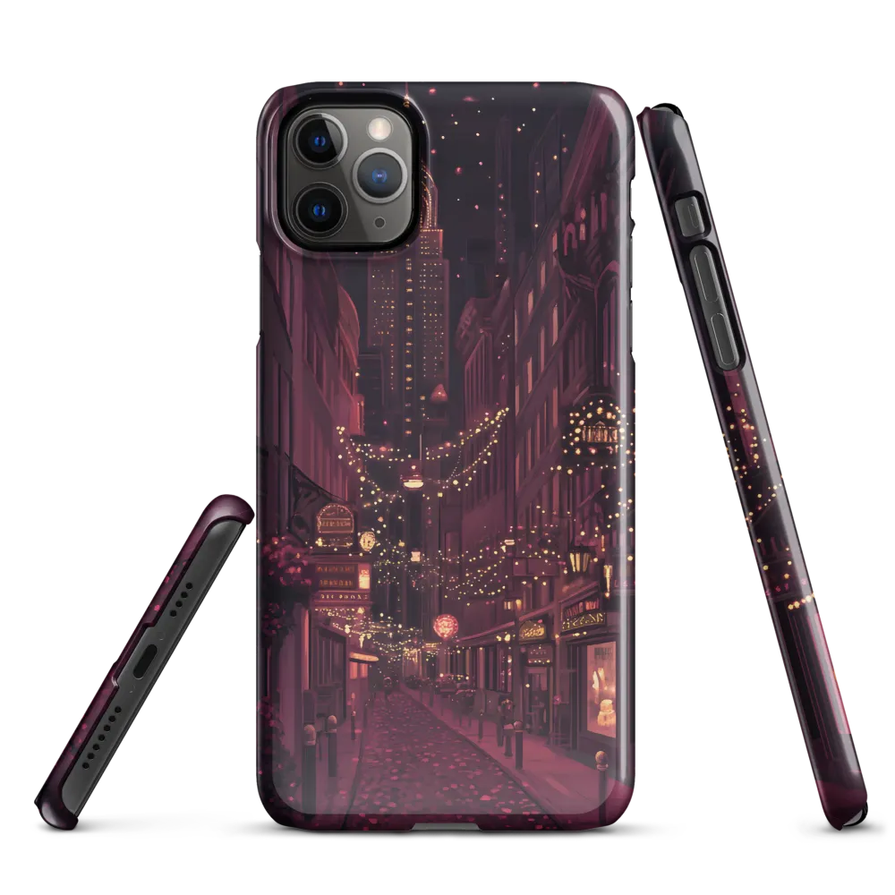 Nostalgic Nights: A Twilight Stroll in the City | Phone Case |  11 Pro Max | Snap Case | Glossy