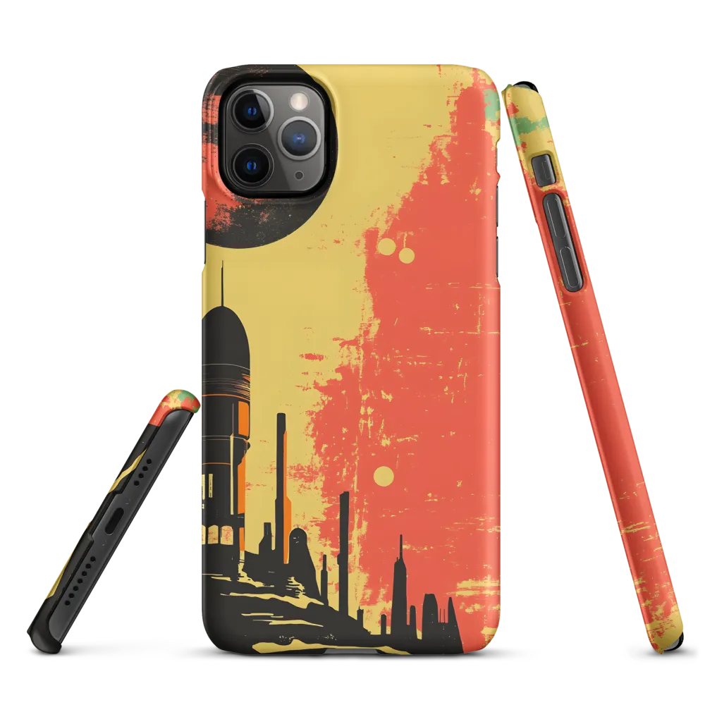 Journey to the Stars: A Retro-Futuristic Landscape | Phone Case |  11 Pro Max | Snap Case | Matte