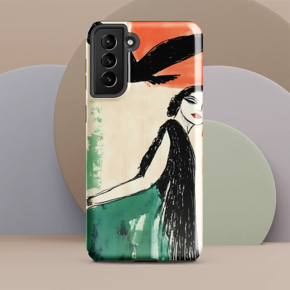 Elegance in Flight | Phone Case |  S21 Plus | Tough Case | Glossy