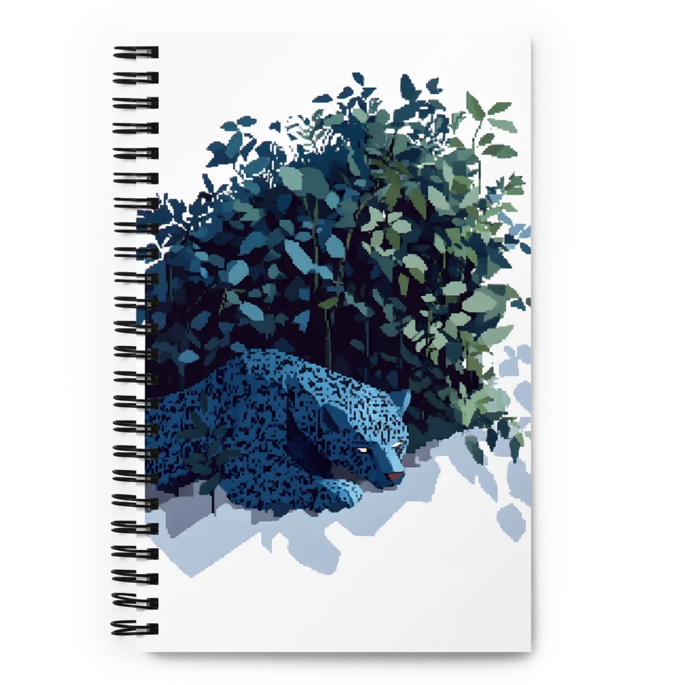 Veil of Shadows: The Lurking Jaguar | Spiral Notebook