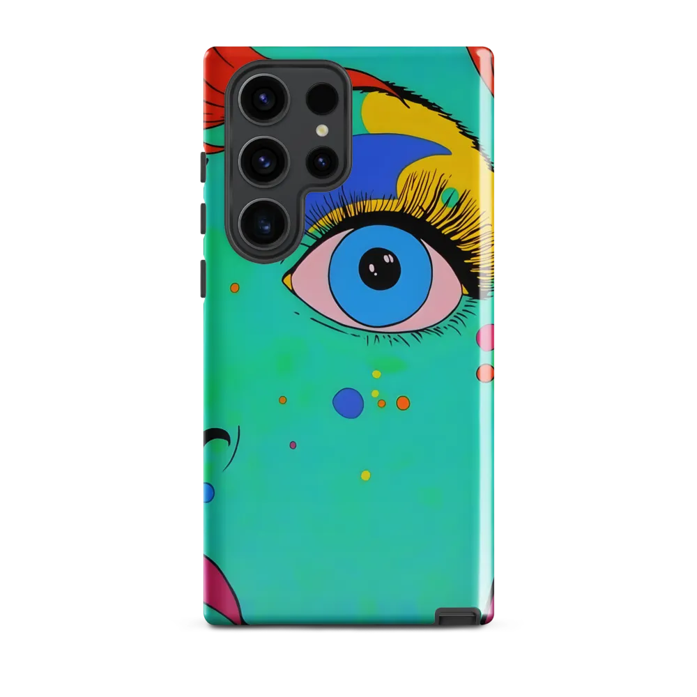 Vibrant Gaze | Phone Case |  S23 Ultra | Tough Case | Glossy