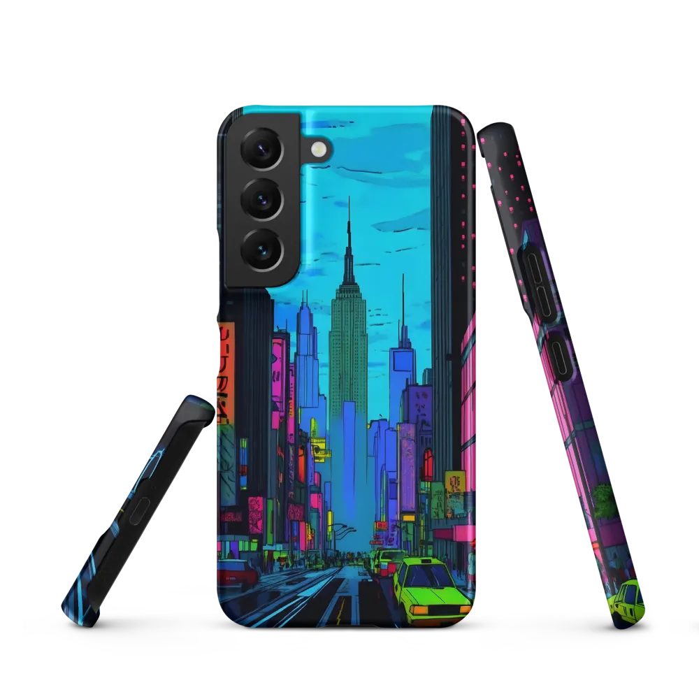 Neon Dreams of the City | Phone Case |  S22 | Snap Case | Matte