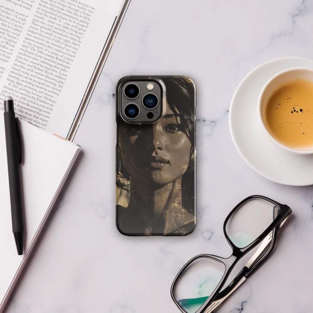 Golden Gaze: A Contemporary Portrait