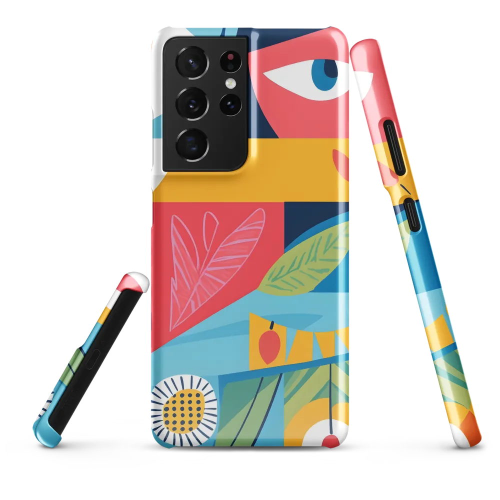 Vibrant Geometric Visage