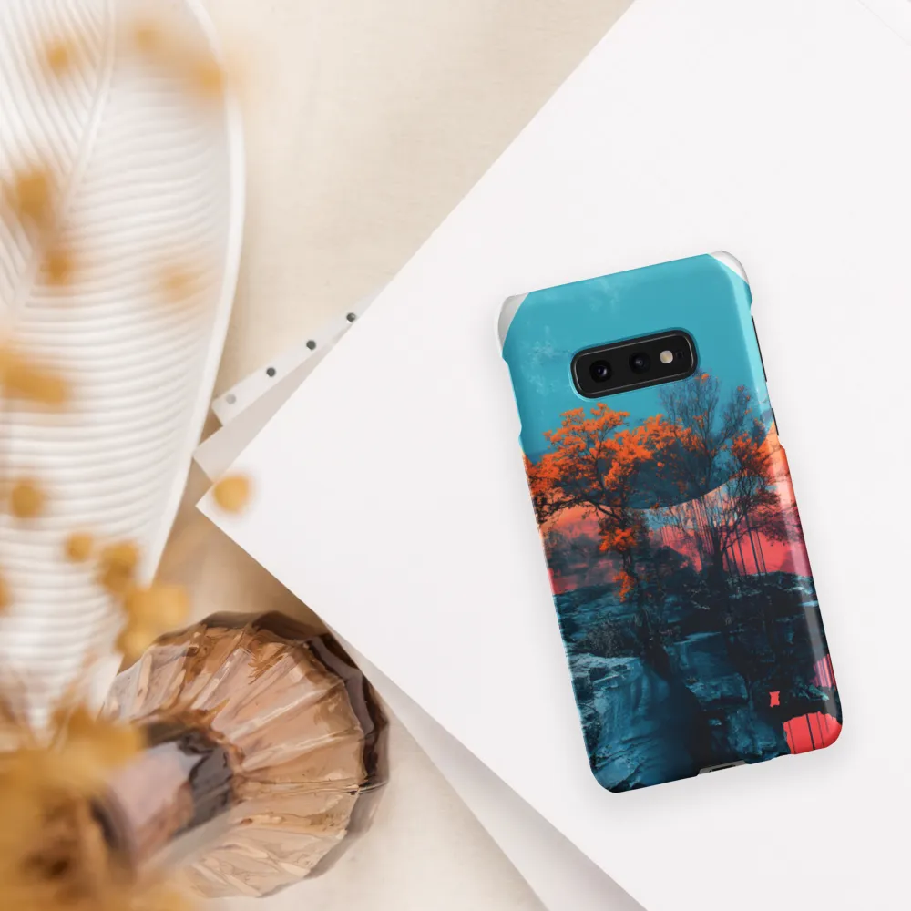 Ethereal Landscapes: A Dance of Color and Form | Phone Case |  S10e | Snap Case | Matte