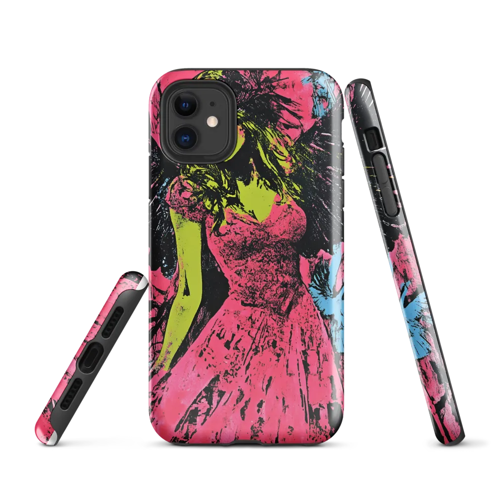 Mystical Angel in Neon Dreams
