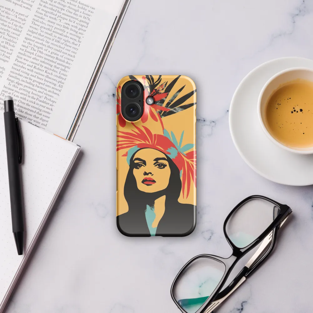 Tropical Elegance | Phone Case |  16 | Snap Case | Glossy