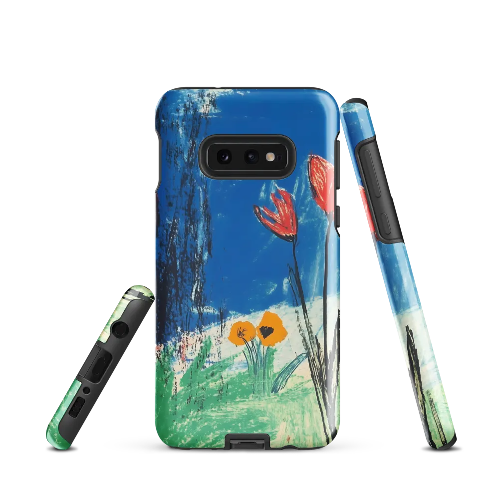 Joyful Blossoms in Blue