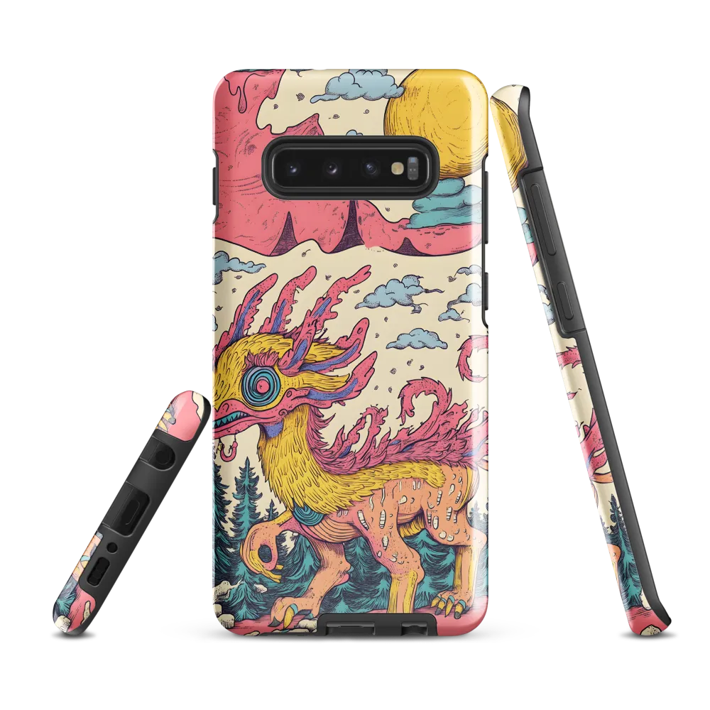 The Whimsical Beast | Phone Case |  S10 Plus | Tough Case | Glossy