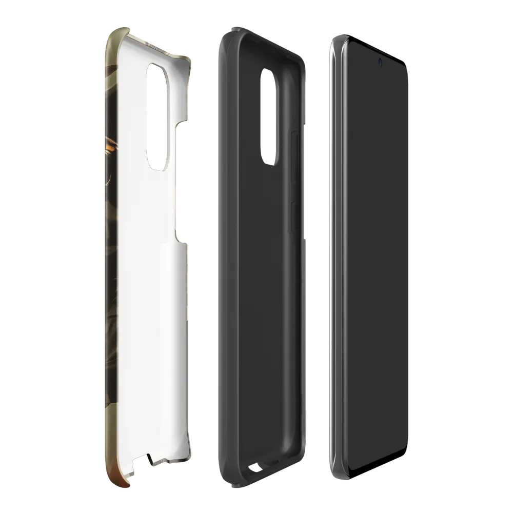 Ethereal Explorer: The Enigmatic Astronaut | Phone Case |  S20 Plus | Tough Case | Glossy