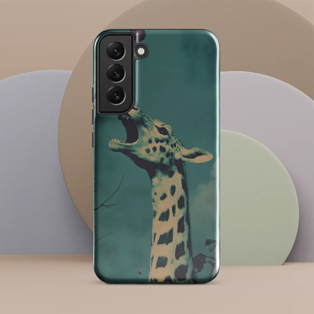 Whispers of the Tall: A Surreal Giraffe Encounter