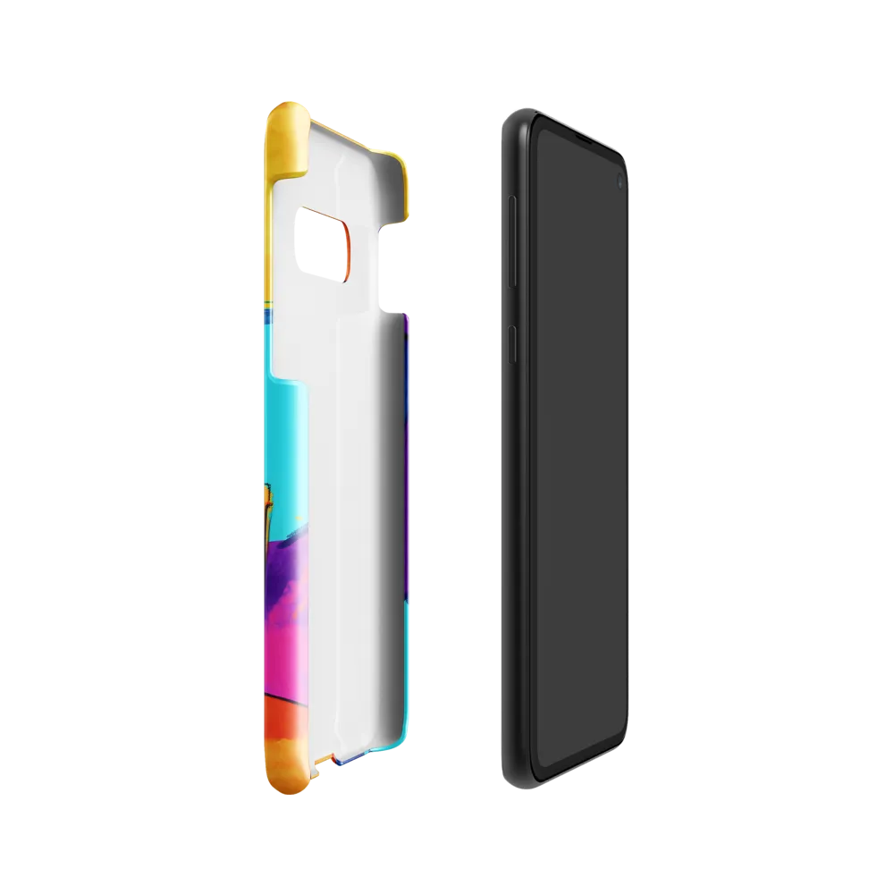 Playful Cubes in Vibrant Harmony | Phone Case |  S10e | Snap Case | Glossy