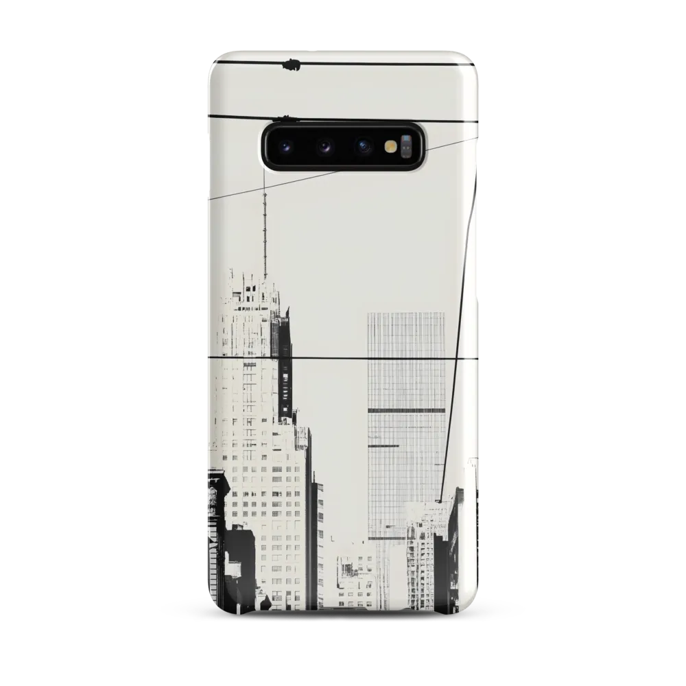 Urban Minimalism: A Study in Lines | Phone Case |  S10 Plus | Snap Case | Glossy