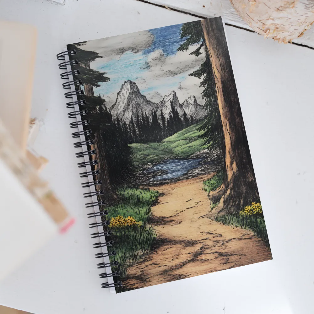 Pathway to Serenity | Spiral Notebook