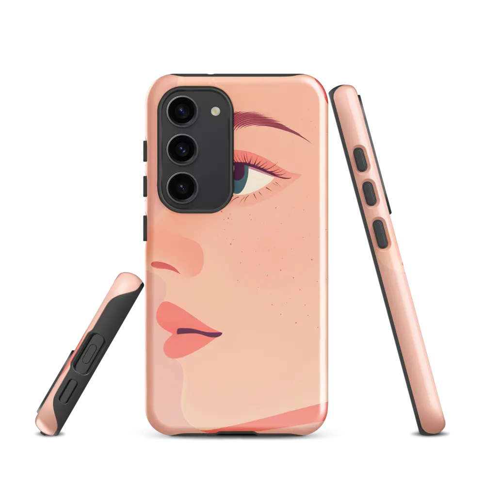 Serenity in Profile | Phone Case |  S23 | Tough Case | Glossy