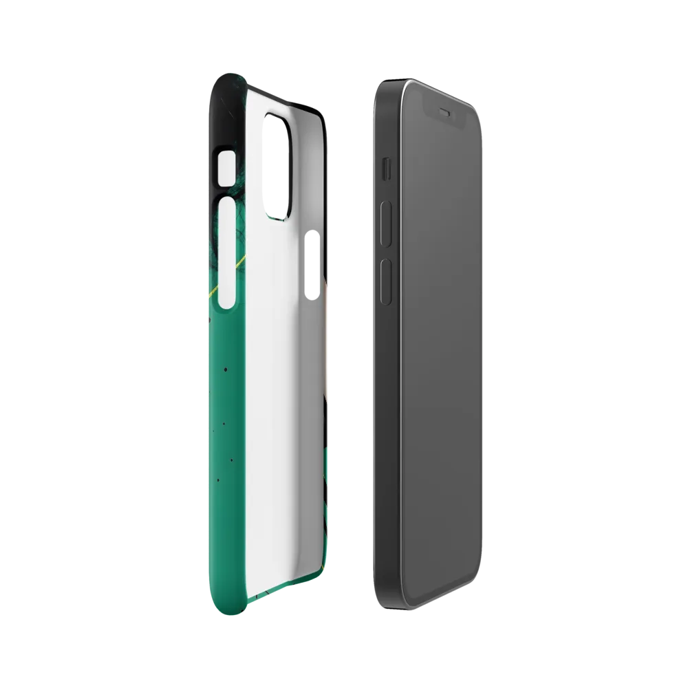 Emerald Profile with Ink and Yellow Accent