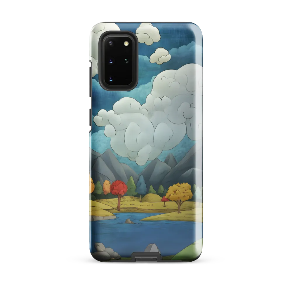 Whimsical Serenity: A Tranquil Landscape | Phone Case |  S20 Plus | Tough Case | Glossy
