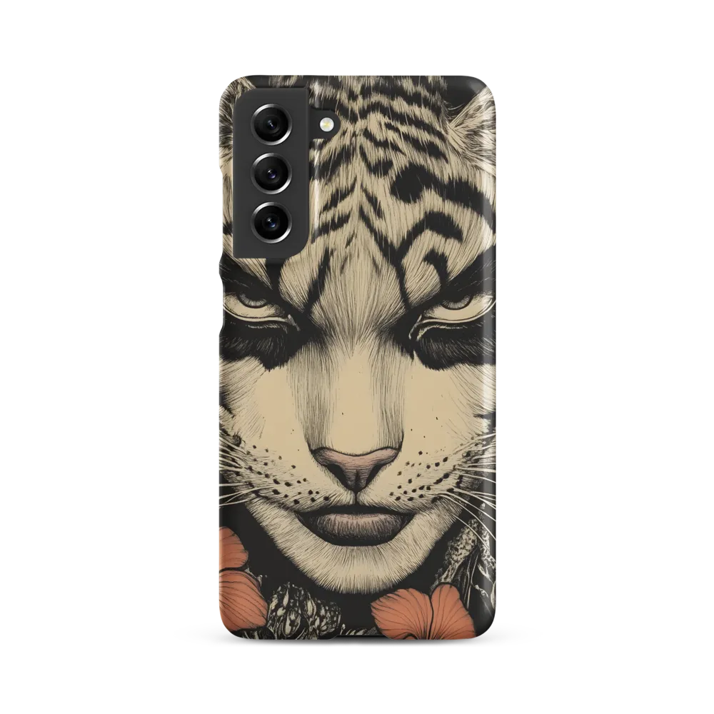 Feline Majesty: The Human-Leopard Connection | Phone Case |  S21 FE | Snap Case | Matte