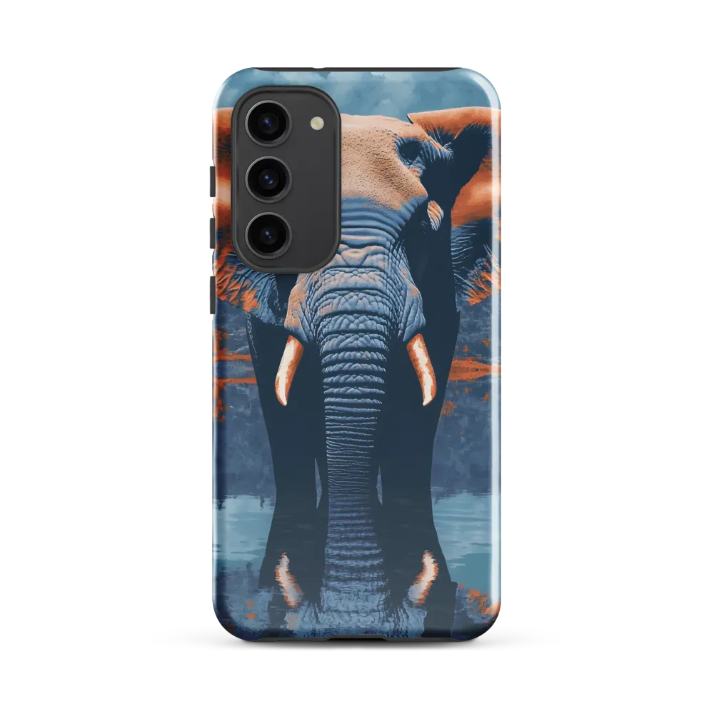 Majestic Reflection: The Elephant's Serenade