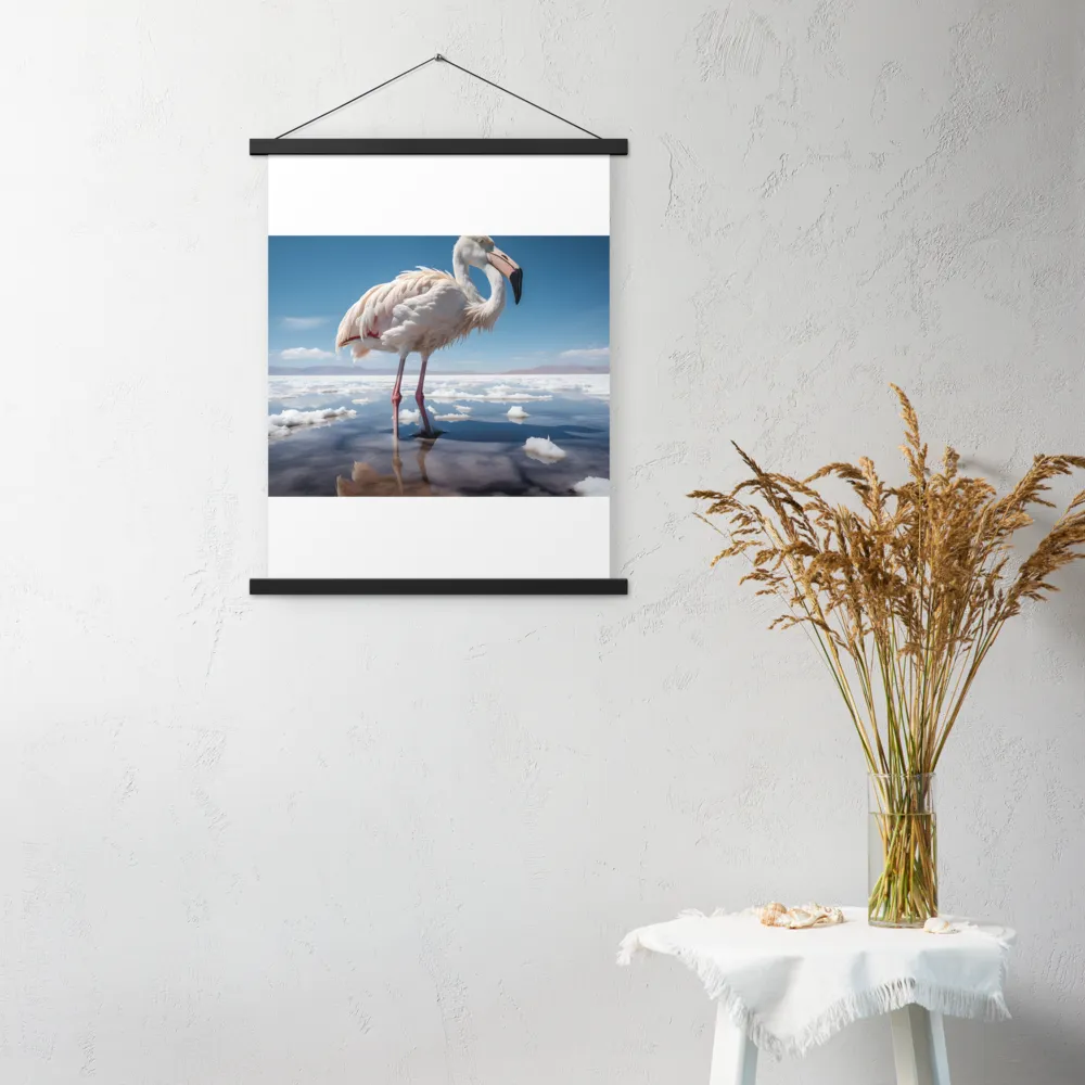 Graceful Solitude of a Flamingo