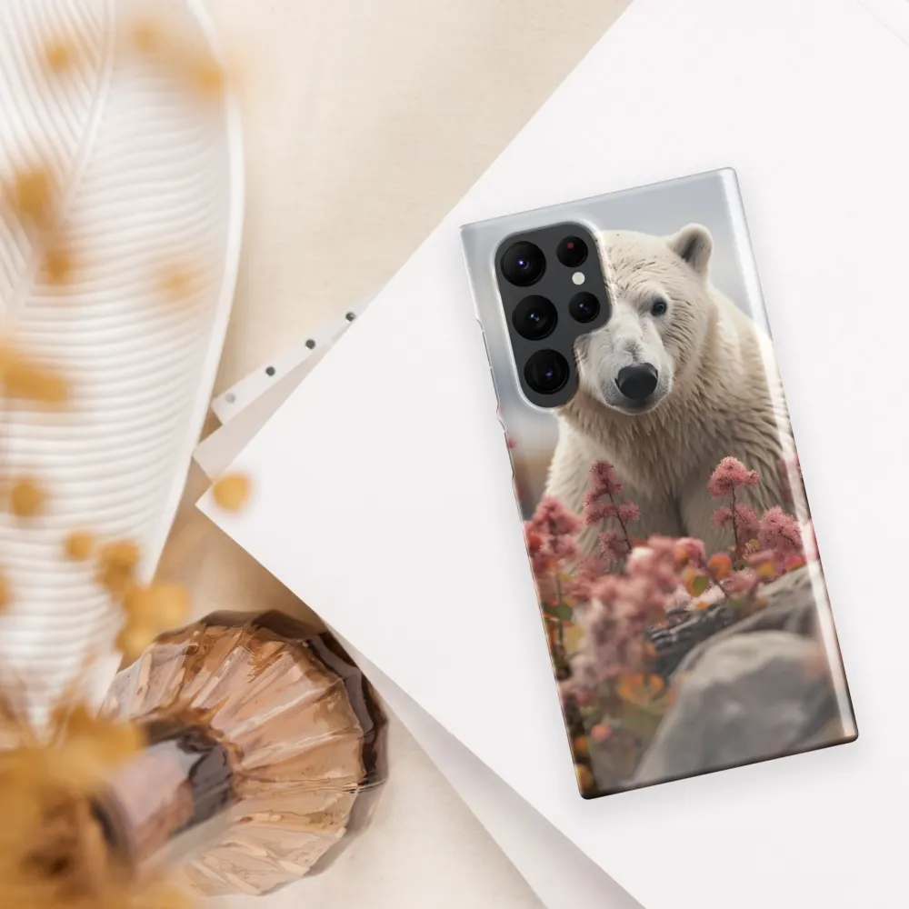 Curiosity Among Blooms: The Polar Bear