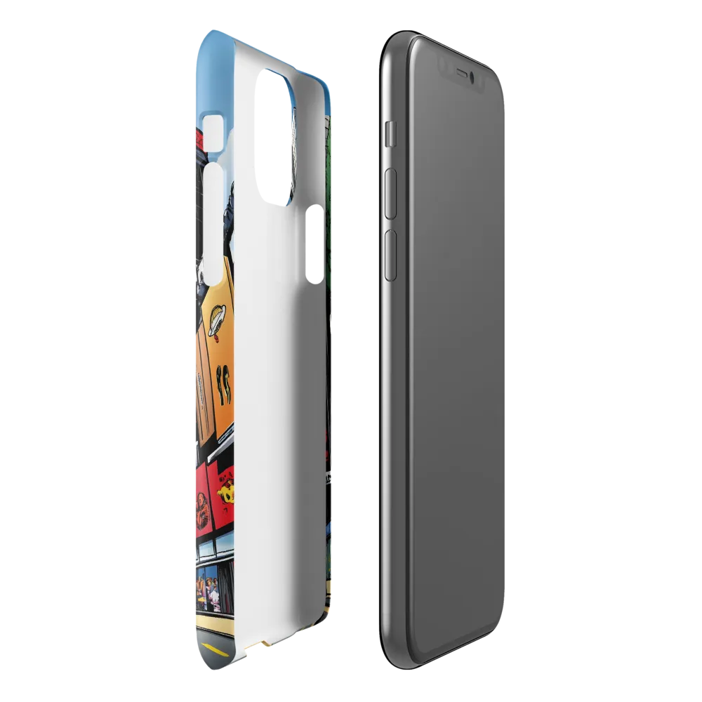Urban Pulse: A Comic Cityscape | Phone Case |  11 Pro | Snap Case | Glossy