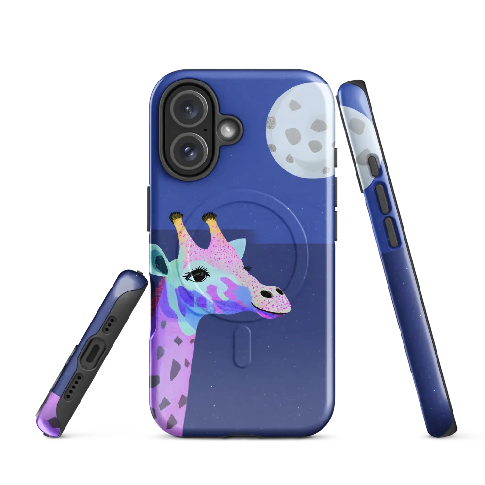 Whimsical Giraffe Under the Stars