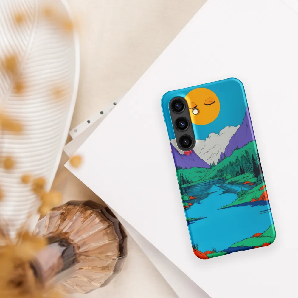 Whimsical Serenity in Vibrant Colors