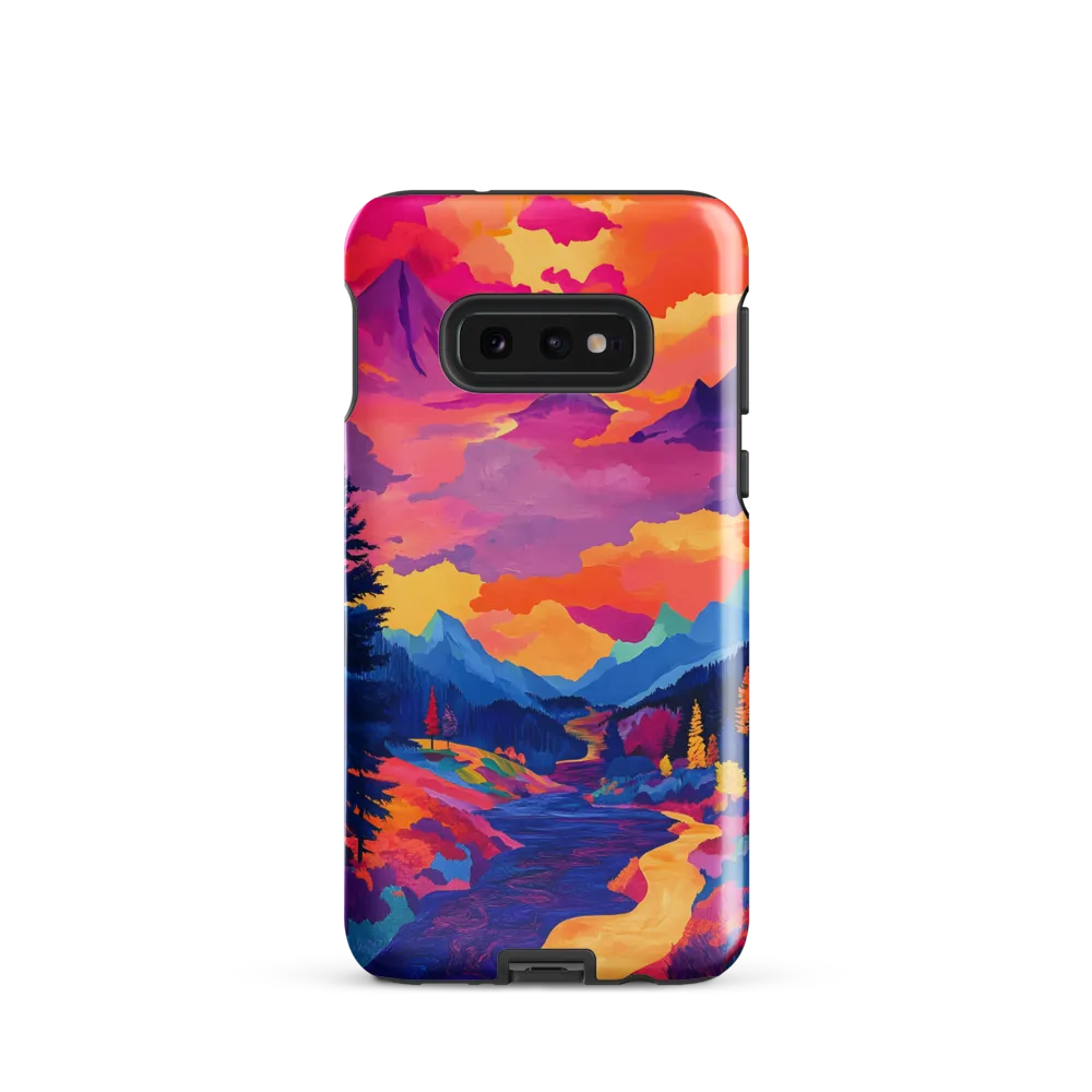 Radiant Serenity: A Surreal Landscape | Phone Case |  S10e | Tough Case | Glossy