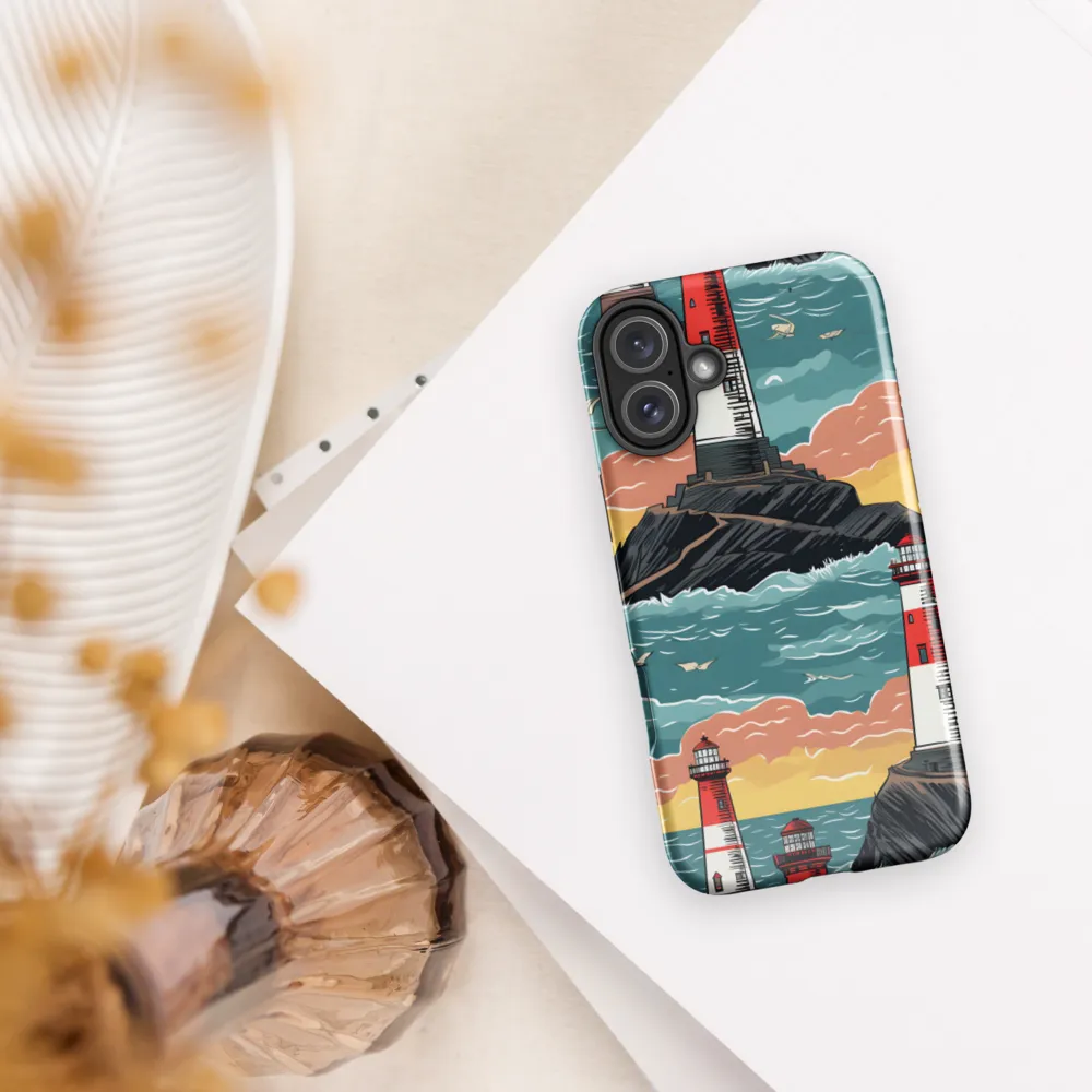 Lighthouses in a Whimsical Ocean