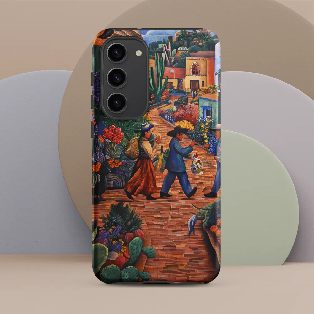 A Mosaic Journey Through Colorful Landscapes