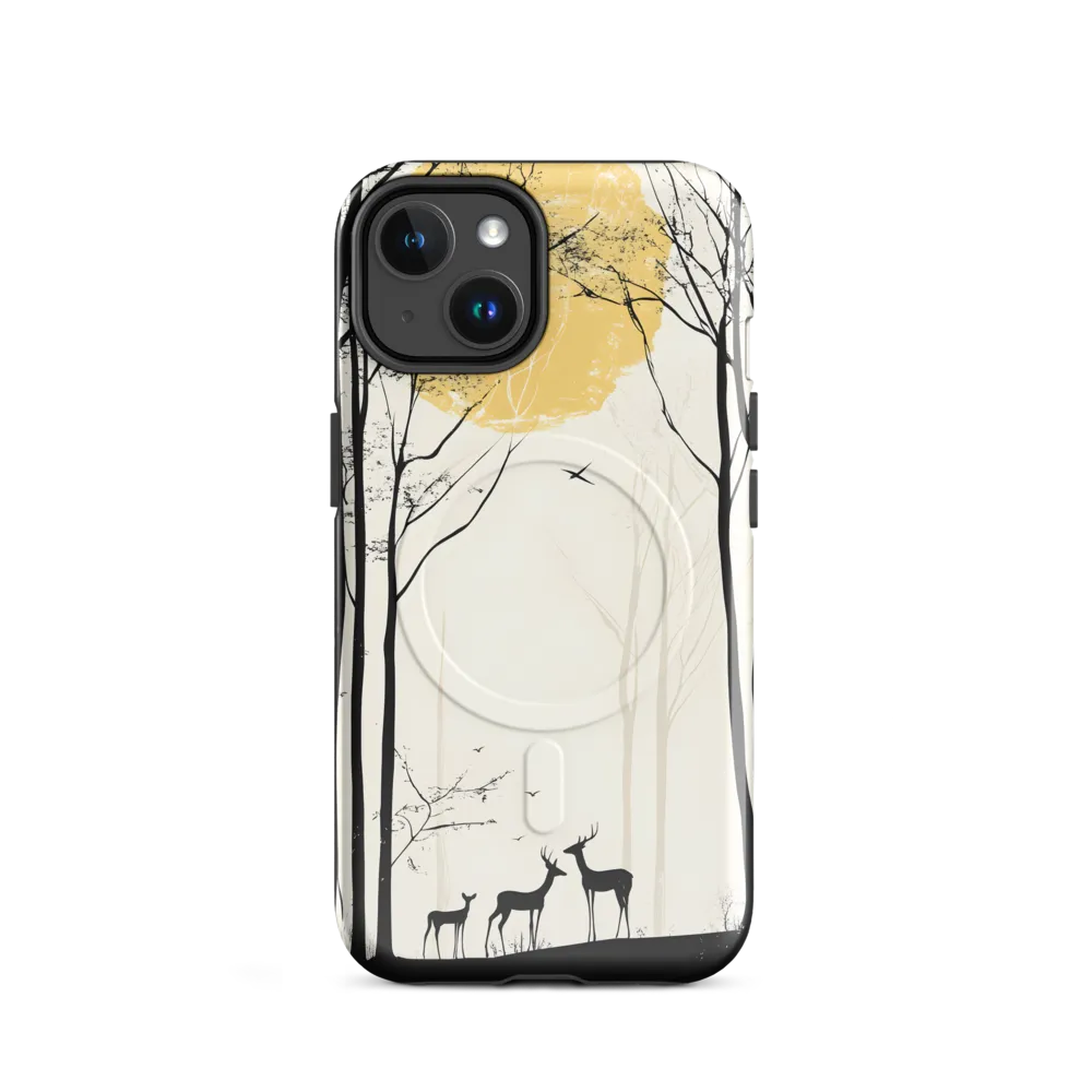 Silhouetted Serenity | Phone Case |  14 | MagSafe® Tough Case | Glossy