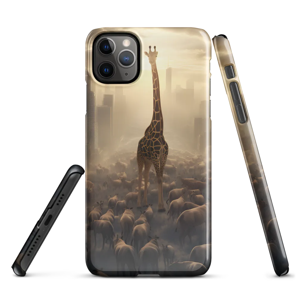 Urban Serengeti: A Giraffe's Perspective | Phone Case |  11 Pro Max | Snap Case | Glossy