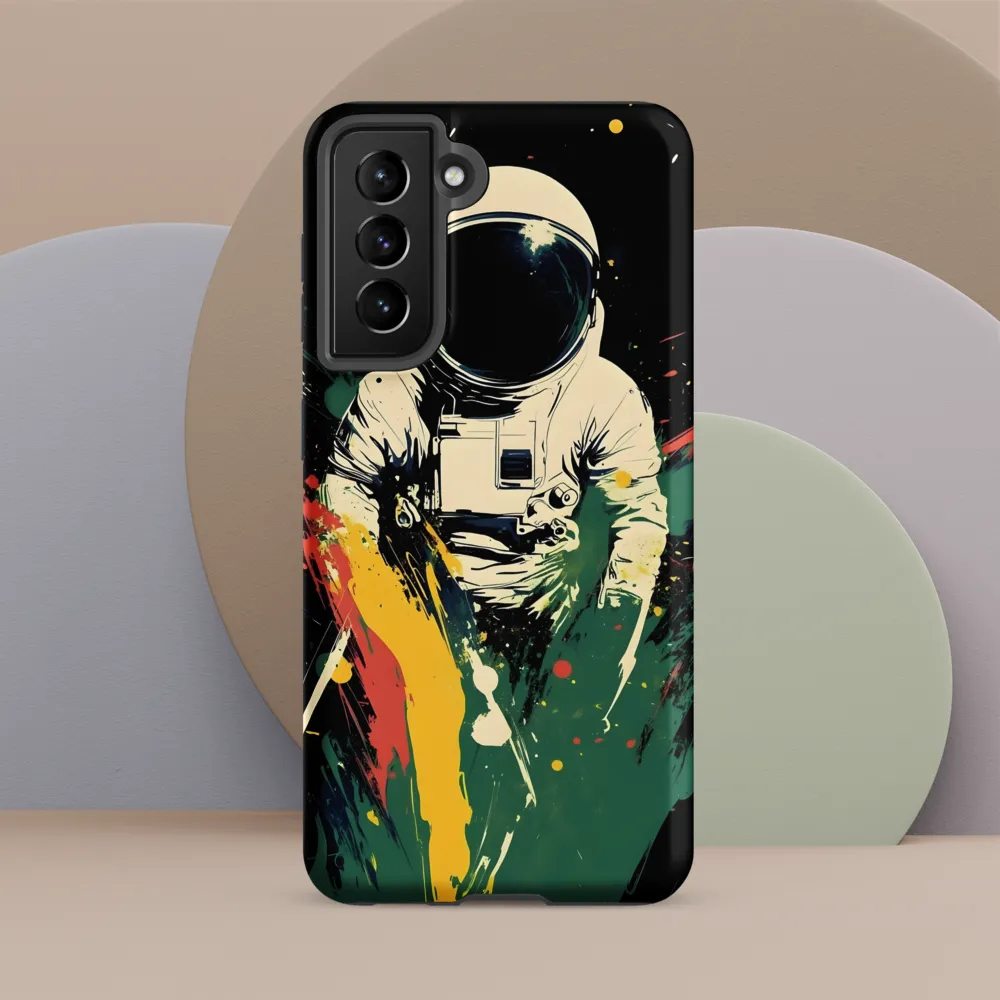 Cosmic Splash: The Astronaut's Journey