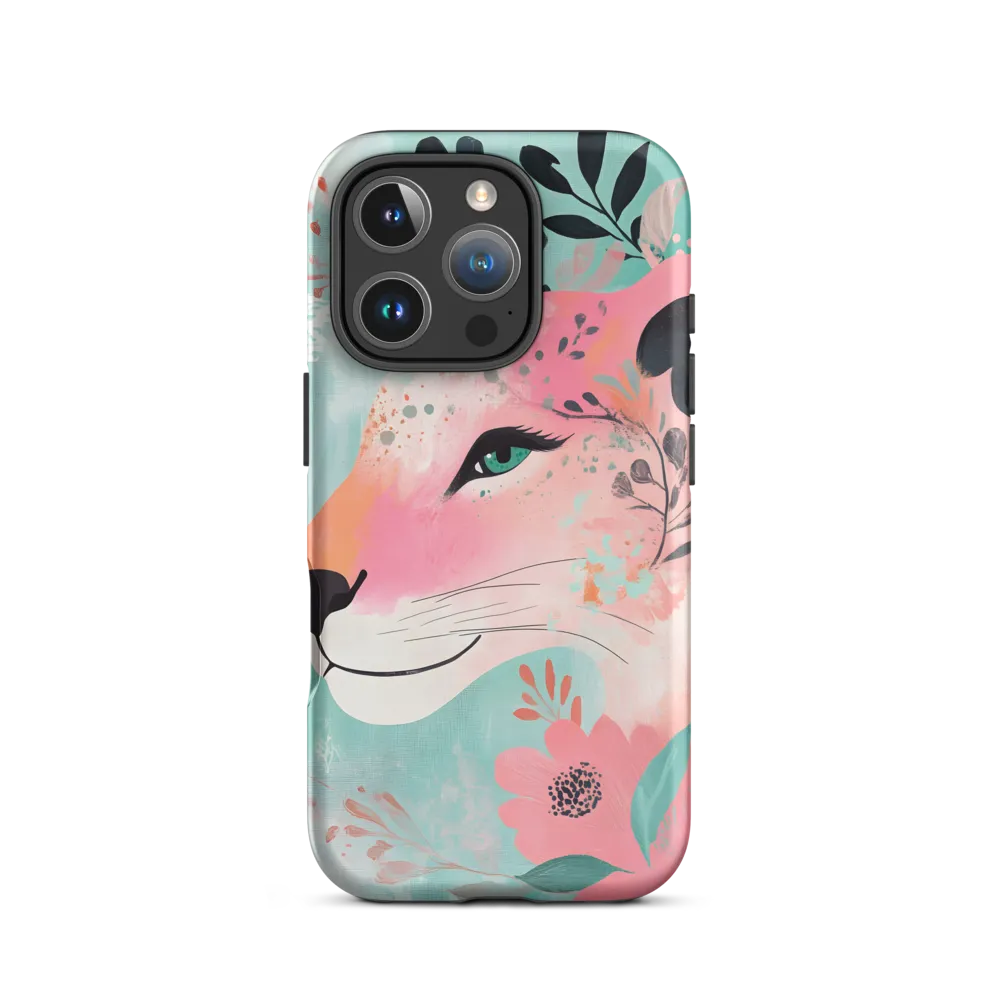 Whimsical Majesty: A Floral Lion