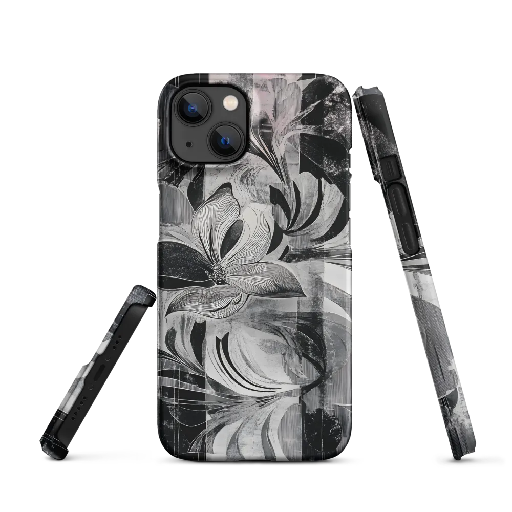 Floral Fusion in Monochrome