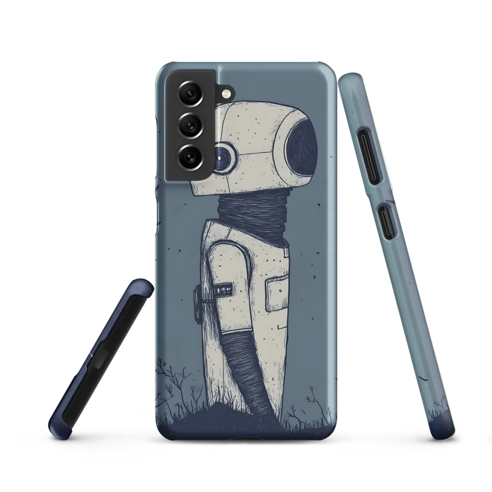 Contemplative Robot in a Barren Landscape