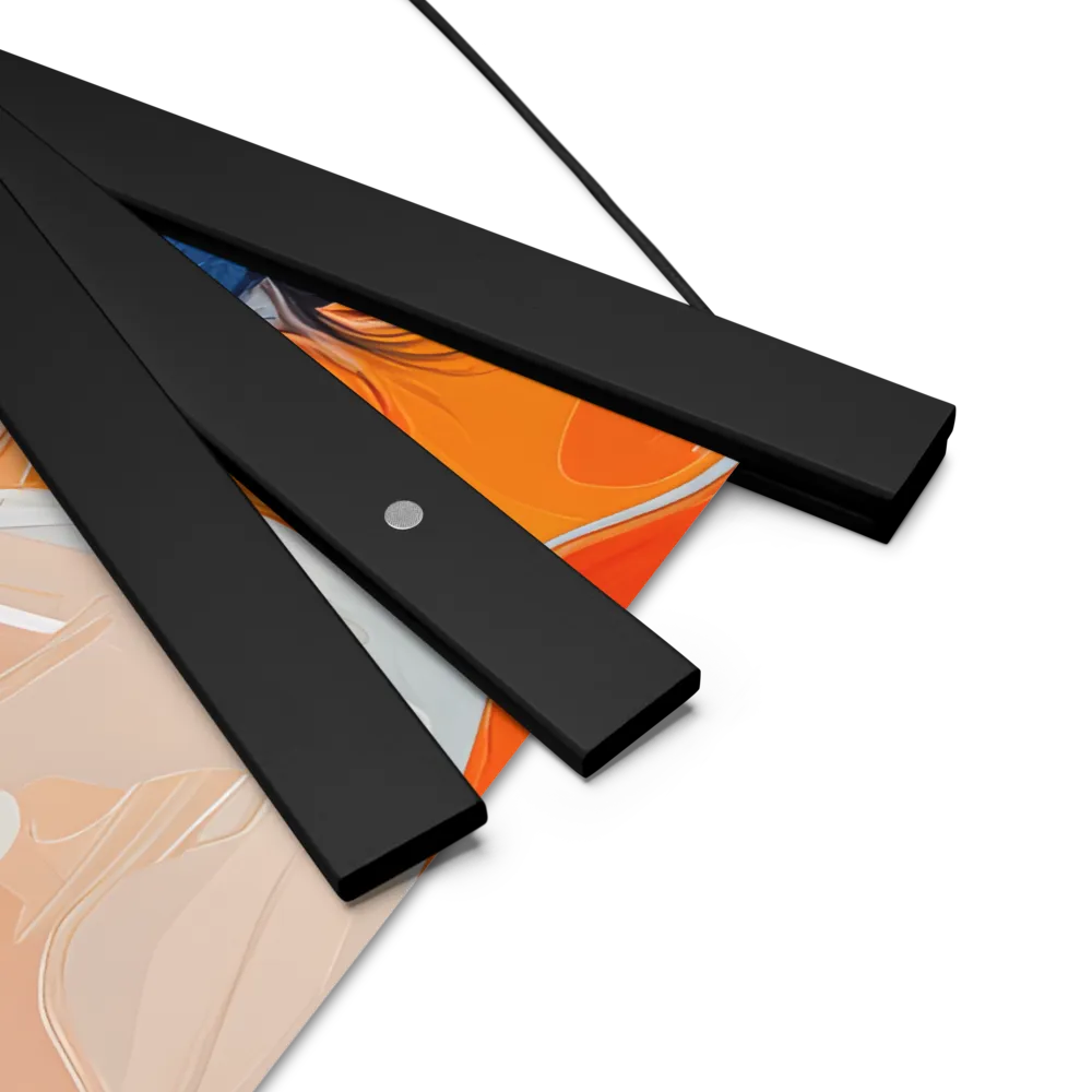 Ethereal Expressions | Poster With Black Wood Hanger | 18″×18″