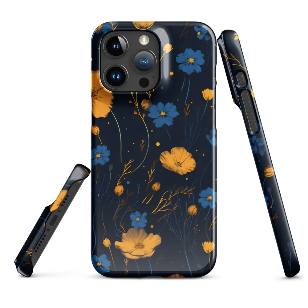 Nocturnal Blossoms | Phone Case |  15 Pro Max | Snap Case | Glossy