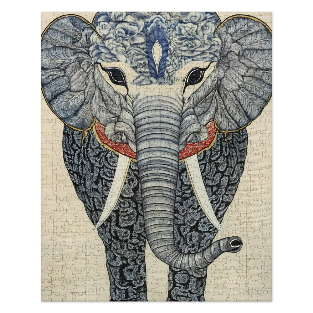 Majesty of the Elephant | Jigsaw Puzzle | 520 pieces