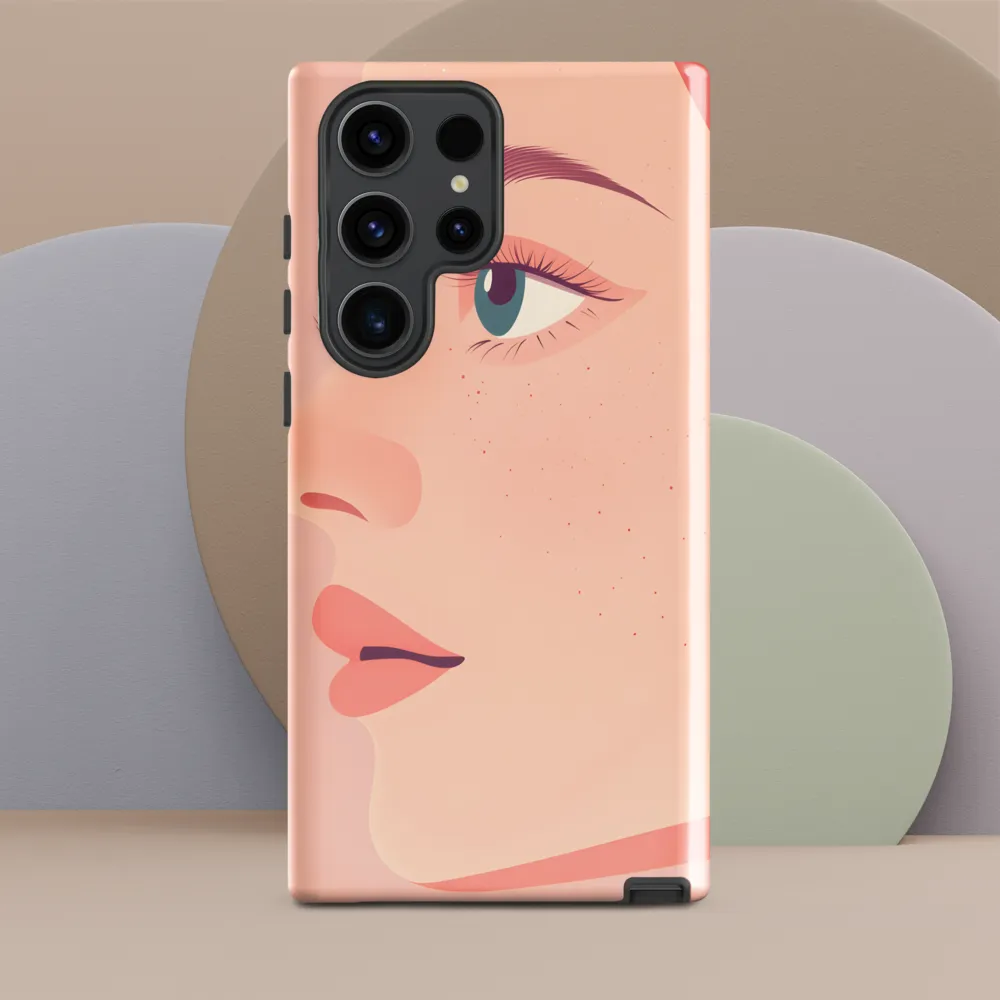 Serenity in Profile | Phone Case |  S23 Ultra | Tough Case | Glossy