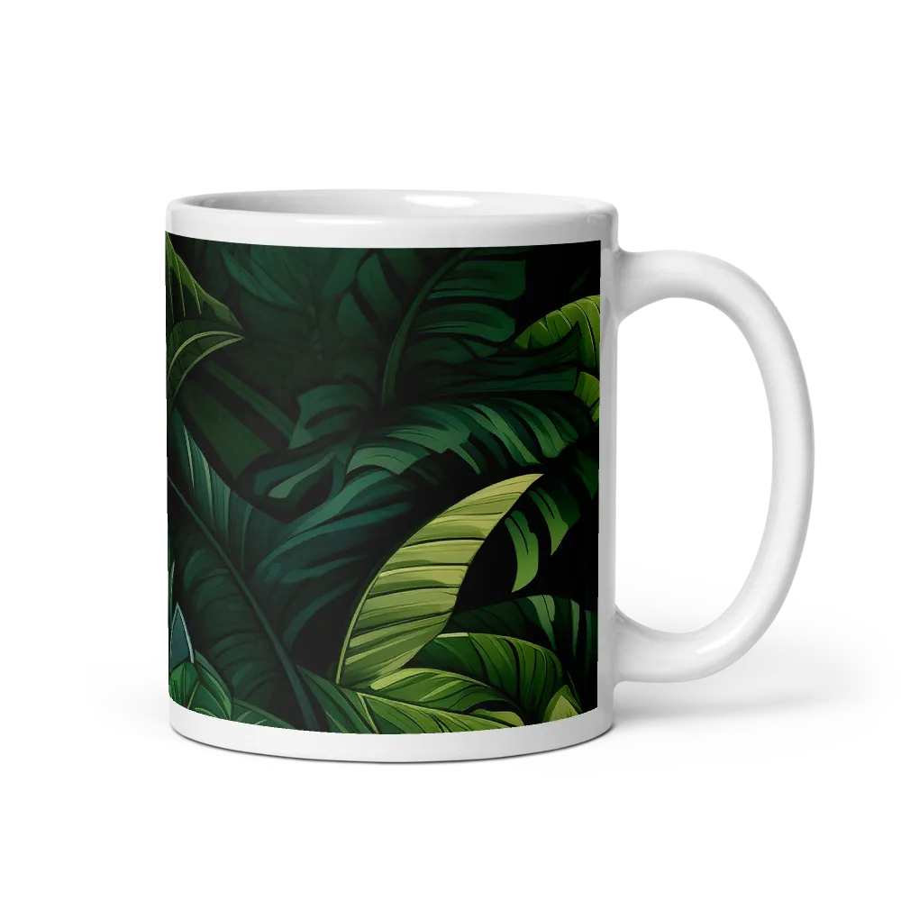 Lush Canopy: A Tropical Foliage Study | Mugs | Multiple Sizes & Colors