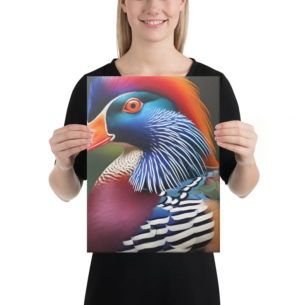 The Majestic Mandarin | Canvas | 12″×16″