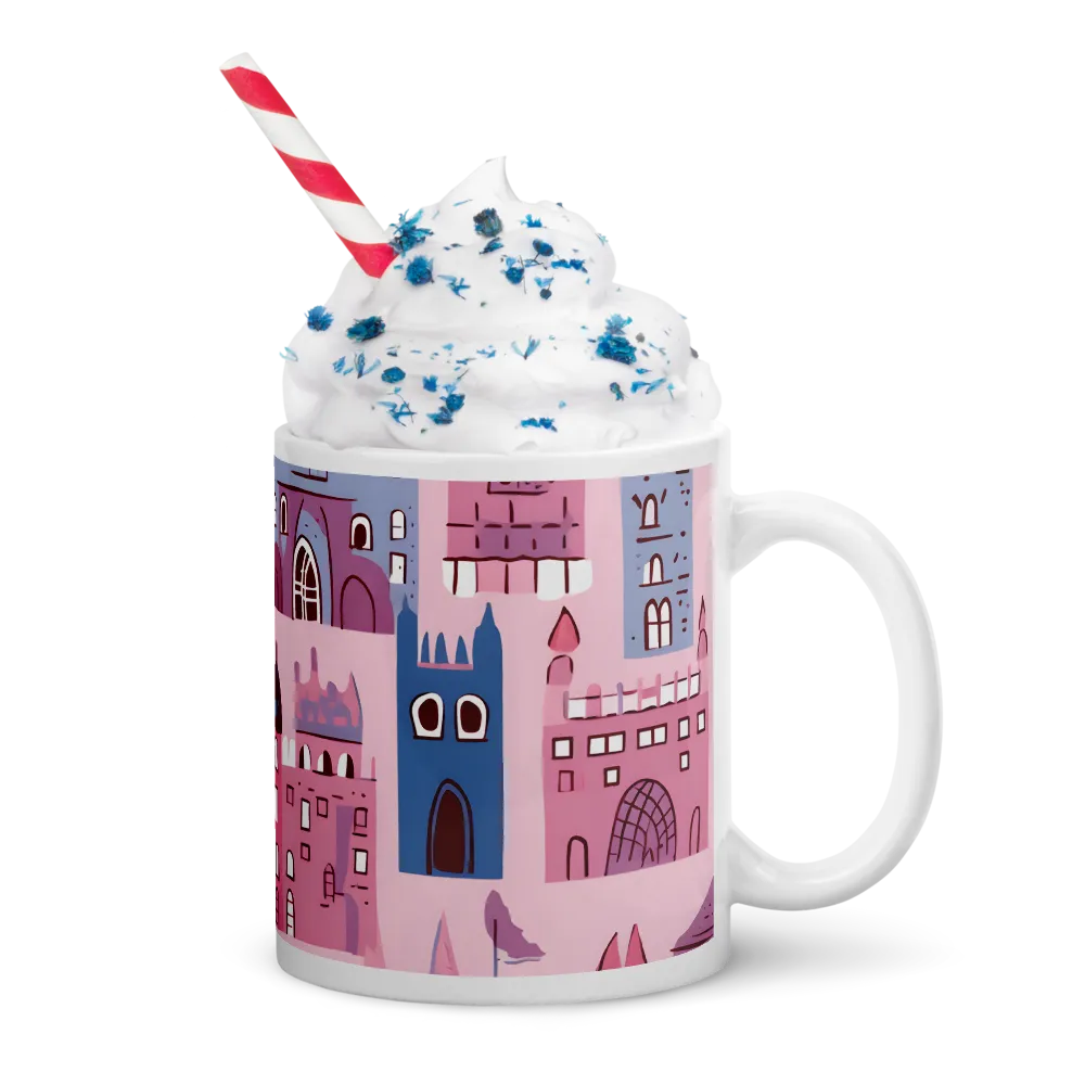 Whimsical Castles: A Playful Tapestry | Mugs | Multiple Sizes & Colors