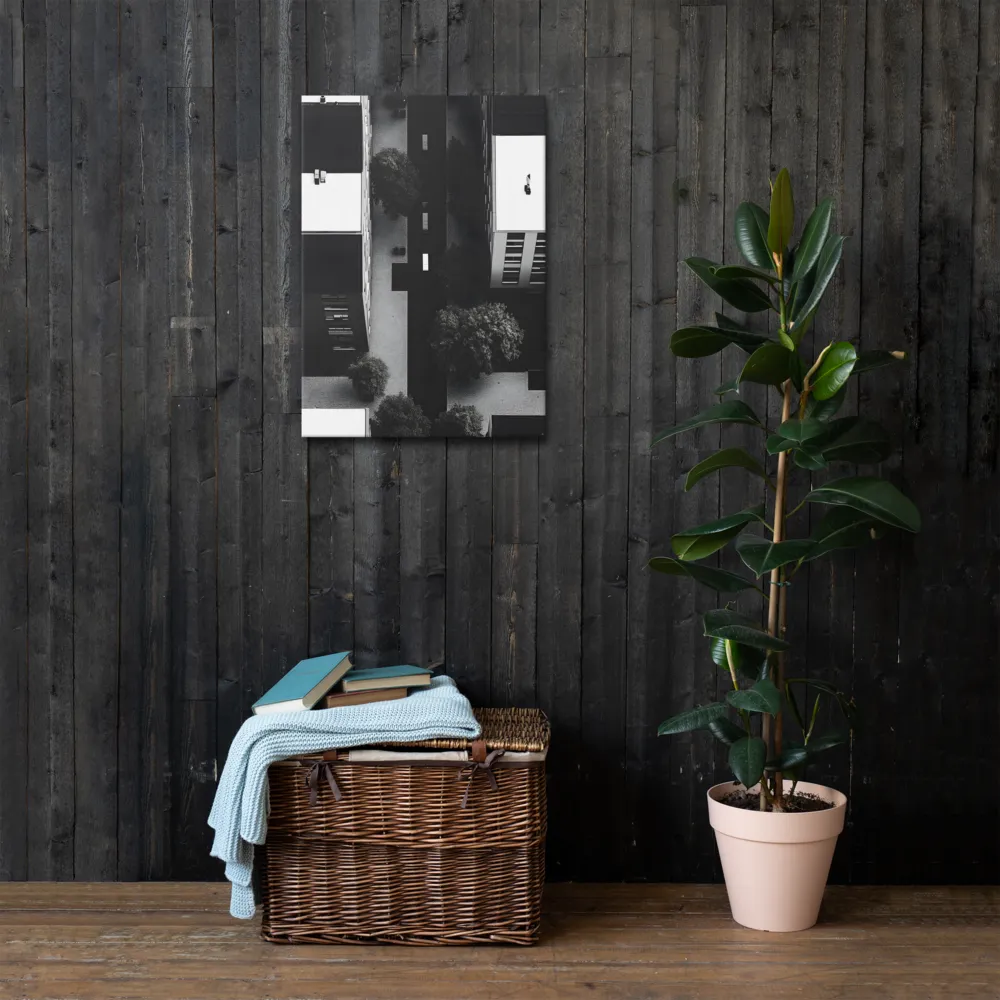 Urban Serenity from Above | Thin Canvas | 20″×28″