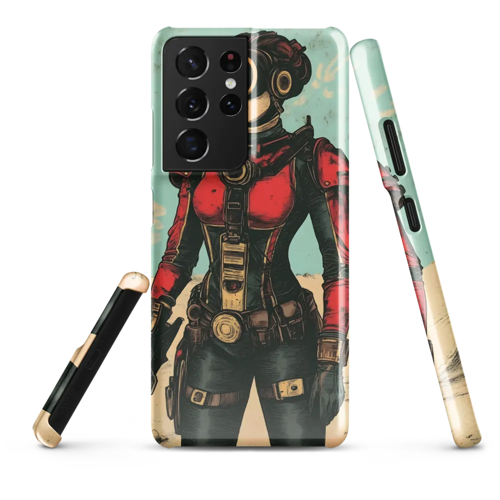 Futuristic Explorer: A Steampunk Adventure | Phone Case |  S21 Ultra | Snap Case | Glossy