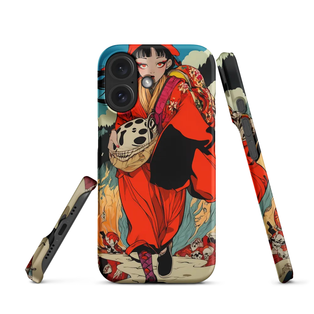 The Girl in Flames | Phone Case |  16 | Snap Case | Matte