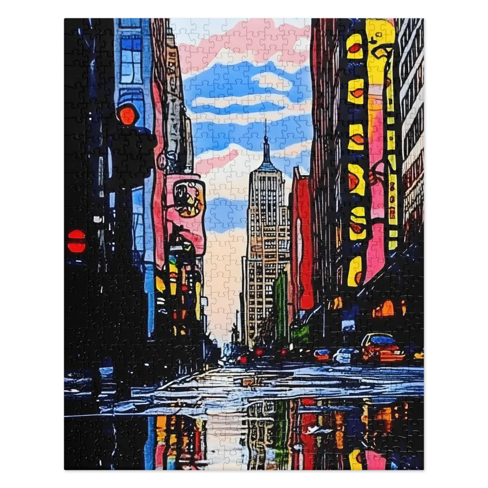 Reflections of a Vibrant City | Jigsaw Puzzle | 520 pieces