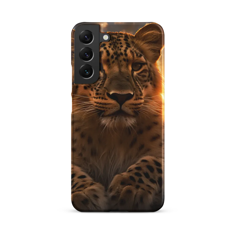 Regal Presence: The Leopard at Sunset
